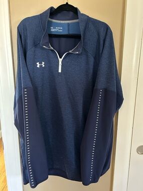 Under Armour Men’s Navy Blue Quarter-Zip Pullover